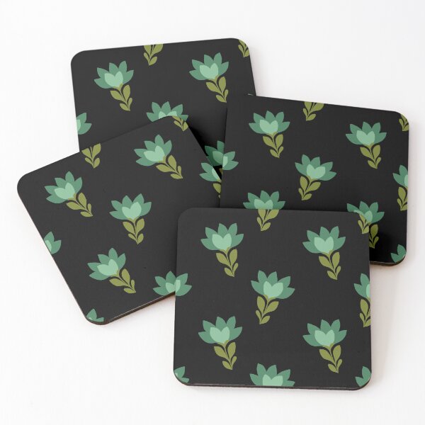 Item preview, Folk Art Flower Pattern designed and sold by CatGabrielDesigns.