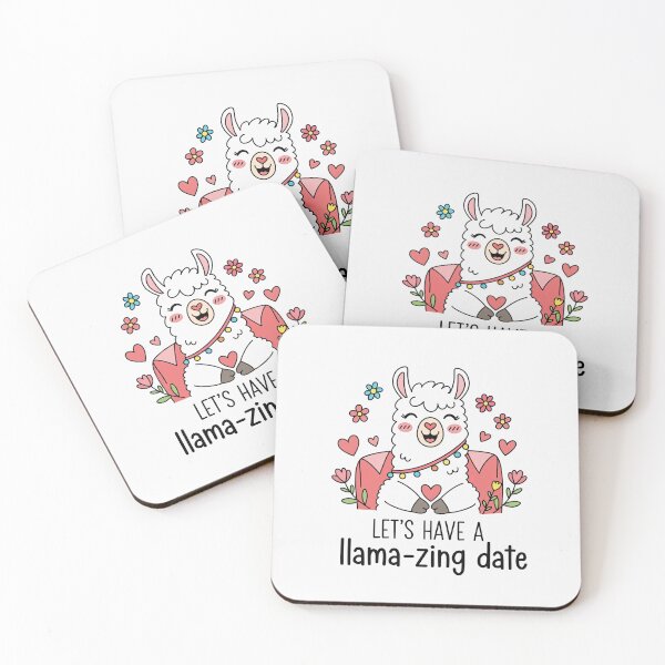 Item preview, Let's Have A Llama-Zing Date designed and sold by Owcomm.