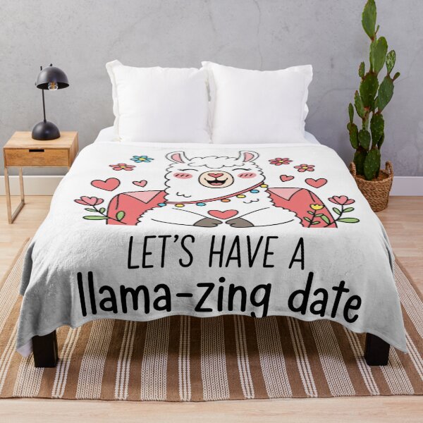 Item preview, Let's Have A Llama-Zing Date designed and sold by Owcomm.