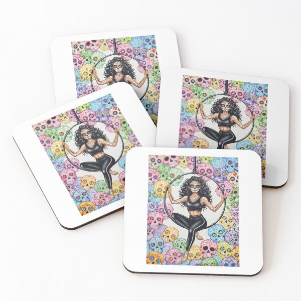 Item preview, Sugar Skull Woman on Aerial Lyra designed and sold by LostGirl049.