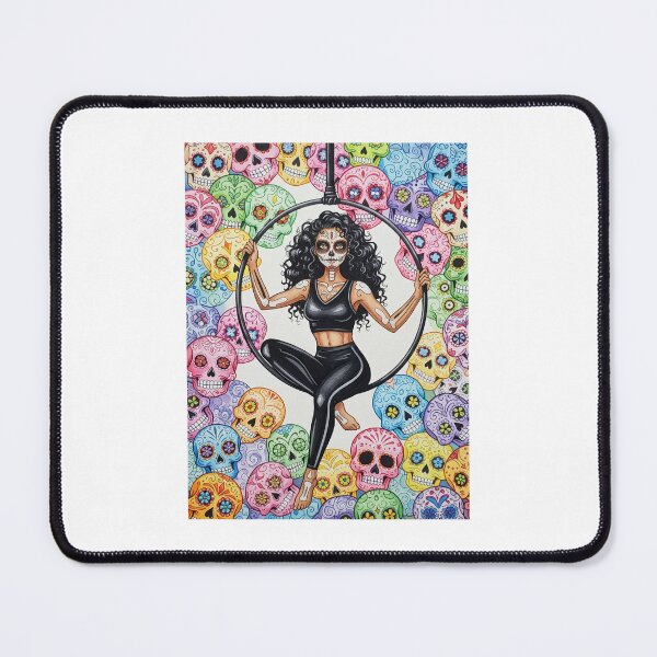Item preview, Sugar Skull Woman on Aerial Lyra designed and sold by LostGirl049.