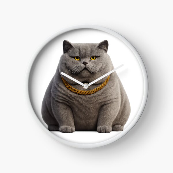Item preview, Luxury Cat with Gold Chain | Cool Pet Art for Trendsetters designed and sold by NeonCore.
