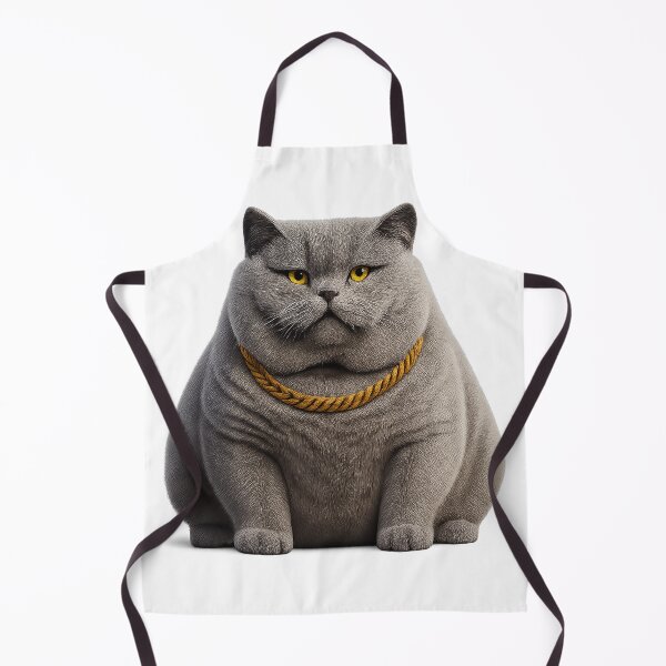 Item preview, Luxury Cat with Gold Chain | Cool Pet Art for Trendsetters designed and sold by NeonCore.