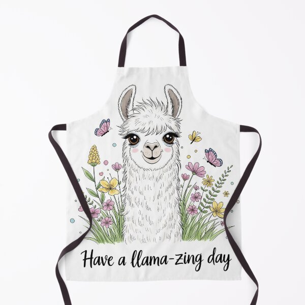 Item preview, Have A Llama-Zing Day Cute Floral Llama designed and sold by Owcomm.