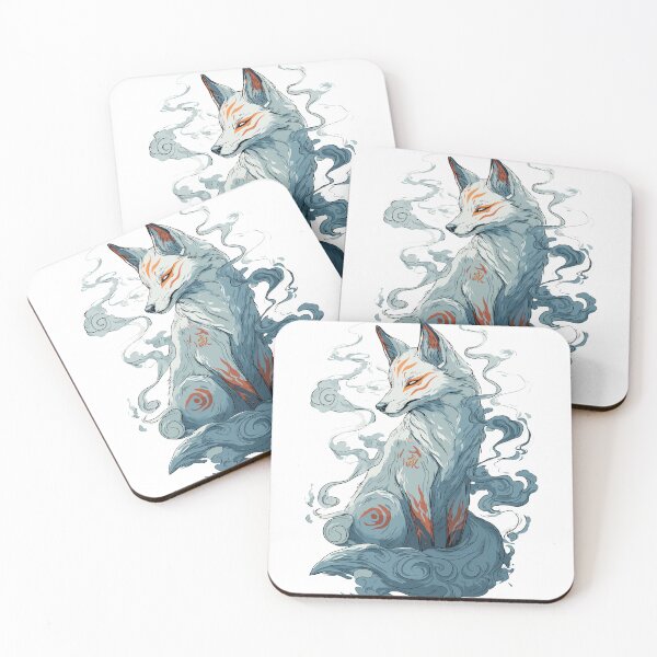Item preview, Traditional Japanese Fox Art designed and sold by bapupa.