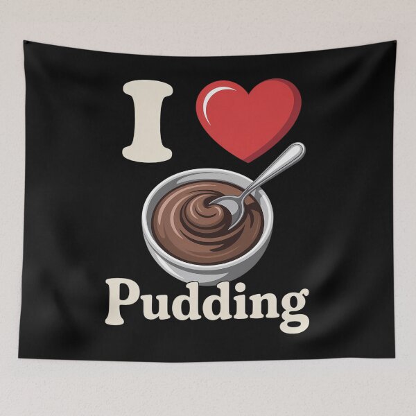 Item preview, Pudding Chocolate Dessert Snack Funny designed and sold by aidenpier.