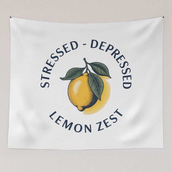 Item preview, Stressed - Depressed - Lemon Zest designed and sold by aidenpier.