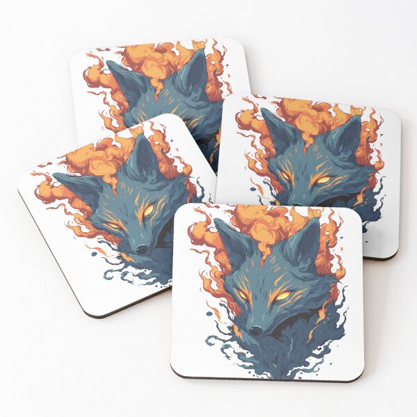 Item preview, Charming Japanese Fox Art designed and sold by bapupa.