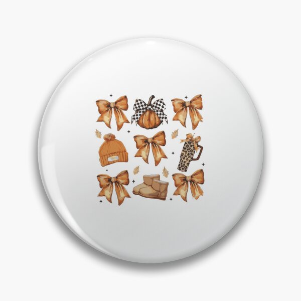 Item preview, Retro Fall Basics, Retro Fall Pumpkin Bow, Fall Coquette Bow, Fall, Autumn Girly, Girl Autumn designed and sold by DesignDenDo ⭐⭐⭐⭐⭐.