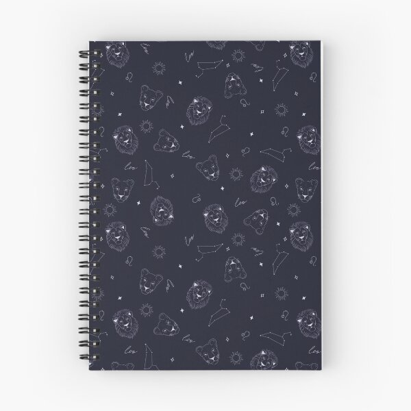 Item preview, Celestial Leo Star Sign Zodiac Pattern Design - Navy Blue designed and sold by Trends&JCreative.