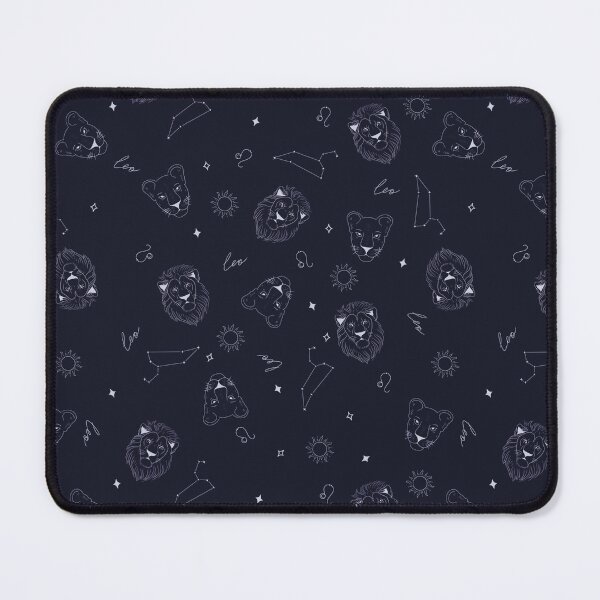Item preview, Celestial Leo Star Sign Zodiac Pattern Design - Navy Blue designed and sold by Trends&JCreative.