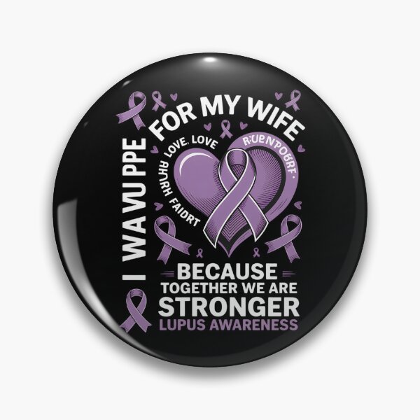 Item preview, I Wear Purple For My Wife Lupus Awareness designed and sold by tearbytea.