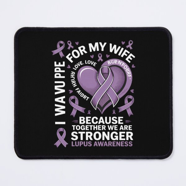 Item preview, I Wear Purple For My Wife Lupus Awareness designed and sold by tearbytea.