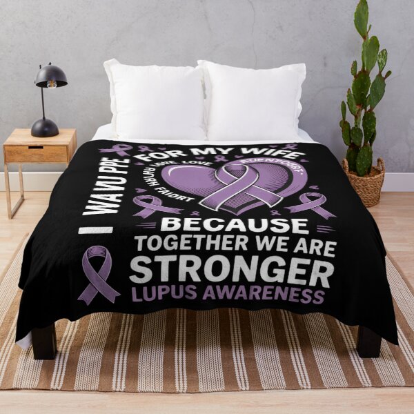 Item preview, I Wear Purple For My Wife Lupus Awareness designed and sold by tearbytea.