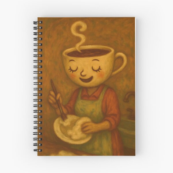 Item preview, Espressina Muse Cleans Up – Domestic Surrealism designed and sold by FusionGaze.