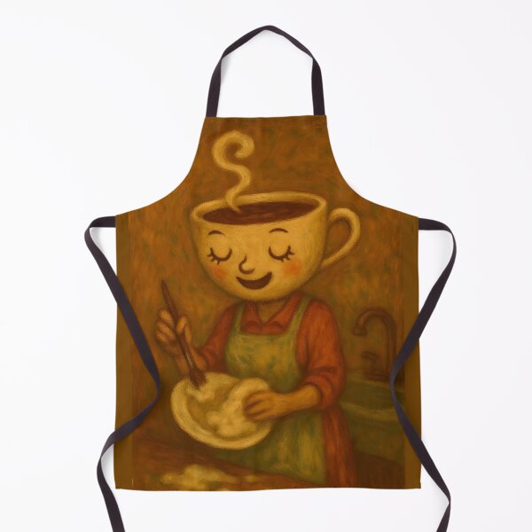 Item preview, Espressina Muse Cleans Up – Domestic Surrealism designed and sold by FusionGaze.