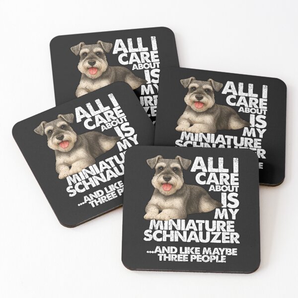 Item preview, ALL I CARE ABOUT IS MY MINIATURE SCHNAUZER | Pets and Dogs lovers for Men and Women t-shirt designed and sold by panchiTWO.