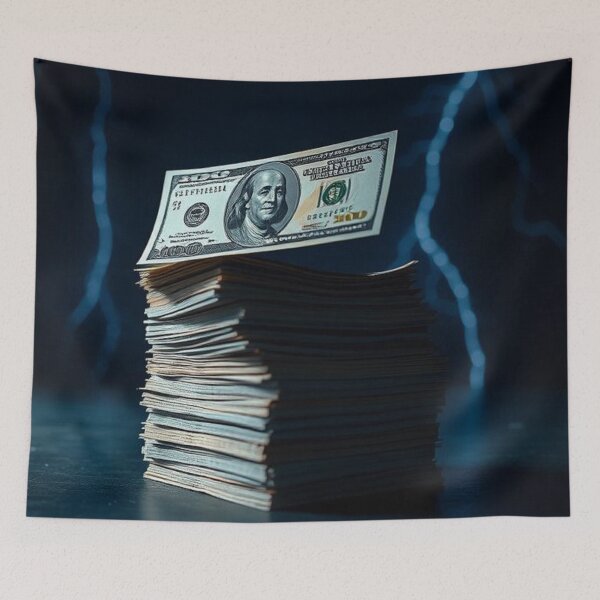 Item preview, Fiat Thunder – Fat Stacks in the Storm designed and sold by shaynetwright.