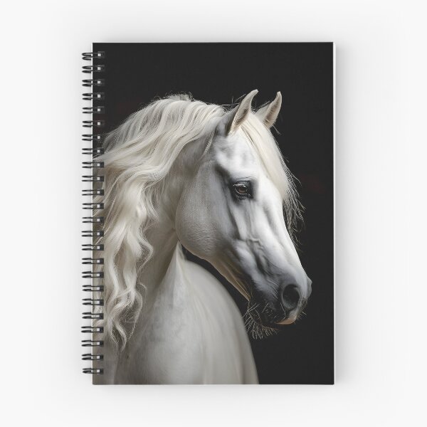 Item preview, Elegant White Horse Portrait designed and sold by cikedo.