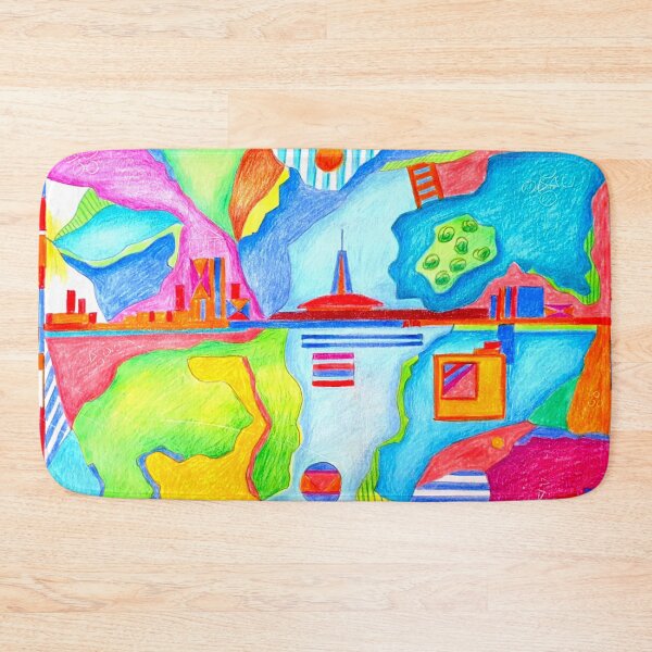 Item preview, Arrival in the new city. Abstract designed and sold by Tereza Pilar  Art.