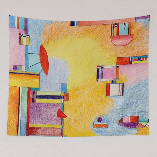 Item preview, "Janelas do Sono". Abstract. "Sleep windows" designed and sold by Tereza Pilar  Art.