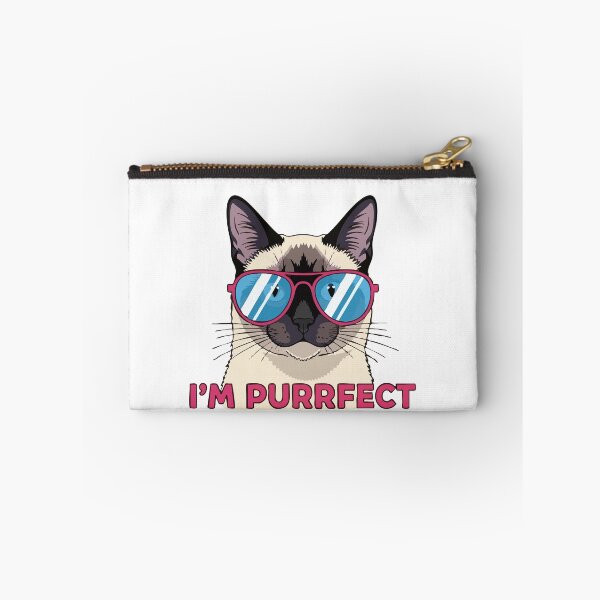 Item preview, I'm Purrfect - Cute Siamese Cat with Sunglasses Design designed and sold by imaginariun.