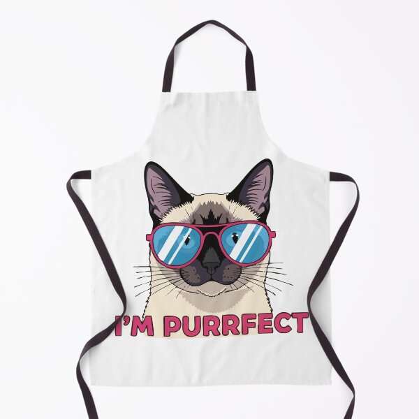 Item preview, I'm Purrfect - Cute Siamese Cat with Sunglasses Design designed and sold by imaginariun.