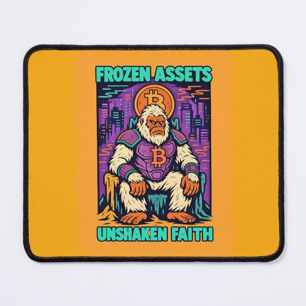 Item preview, Frozen Assets – Bitcoin Yeti Faith Design designed and sold by BitCrop.