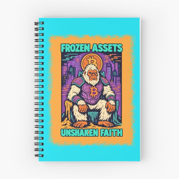 Item preview, Frozen Assets – Bitcoin Yeti Faith Design designed and sold by BitCrop.
