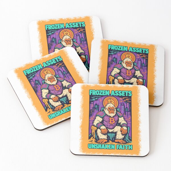 Item preview, Frozen Assets – Bitcoin Yeti Faith Design designed and sold by BitCrop.