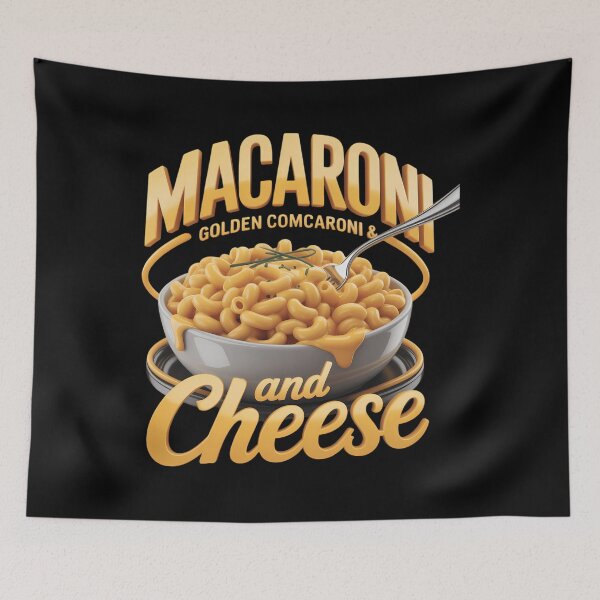 Aperçu de l'œuvre Macaroni au fromage créée et vendue par tearbytea.
