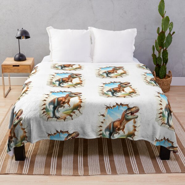 Item preview, Dinosaur stepping through a hole in the wall designed and sold by LoneAngel.
