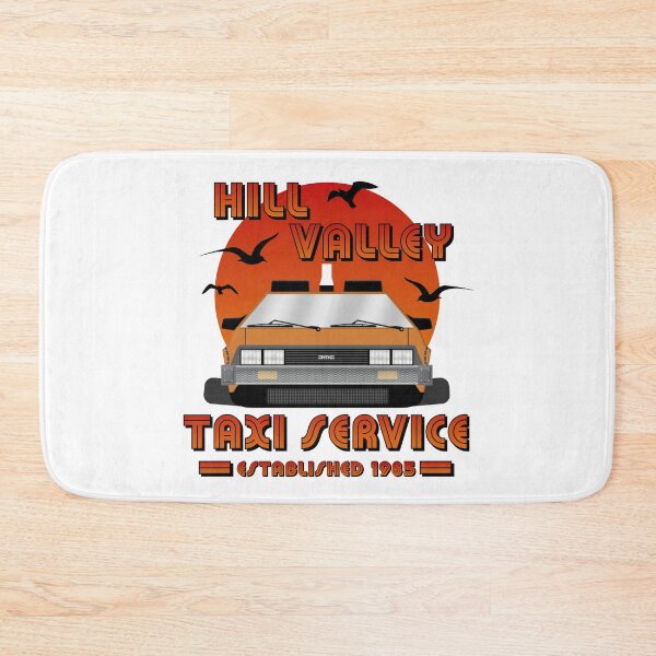 Item preview, Hill Valley Taxi Service Movie Art designed and sold by San Studios Co..