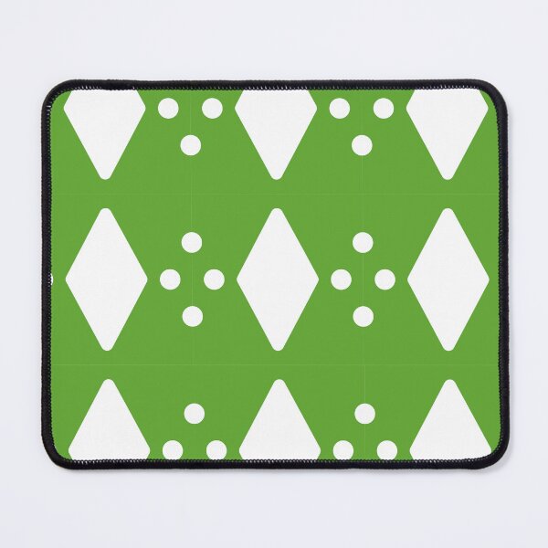 Item preview, green diamond pattern with dots designed and sold by FrancodiMonaco.