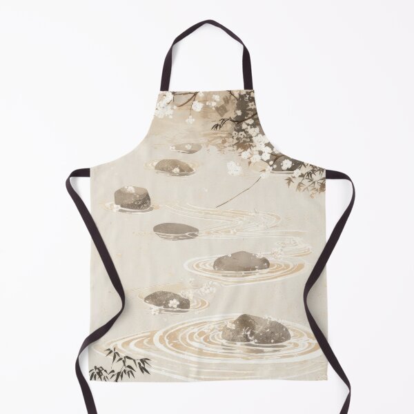 Item preview, Japanese Zen Garden with Cherry Blossoms and Balance Stones - Peaceful Meditation Art designed and sold by alfmar.