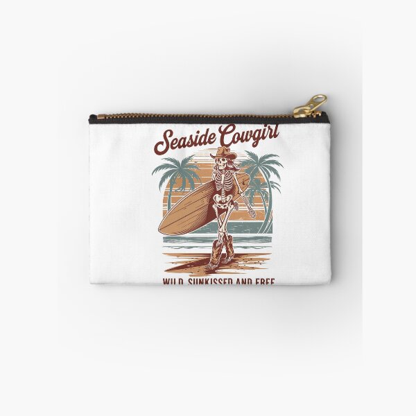 Item preview, Seaside Cowgirl Skeleton Retro Summer Vibes designed and sold by Jcat7.