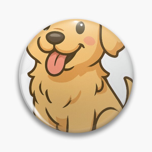 Item preview, Golden Retriever Dog Chibi Sticker designed and sold by Stic.kvers.