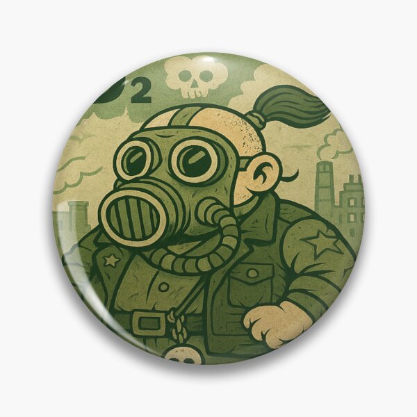 Item preview, Breathe Less – Cut CO₂: Retro Climate Poster designed and sold by Boldolka.