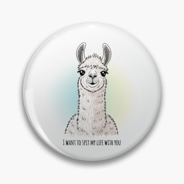 Item preview, I Want To Spit My Life With You Llama designed and sold by Owcomm.