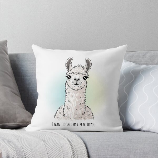 Item preview, I Want To Spit My Life With You Llama designed and sold by Owcomm.