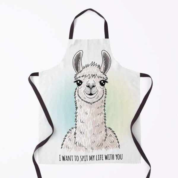 Item preview, I Want To Spit My Life With You Llama designed and sold by Owcomm.