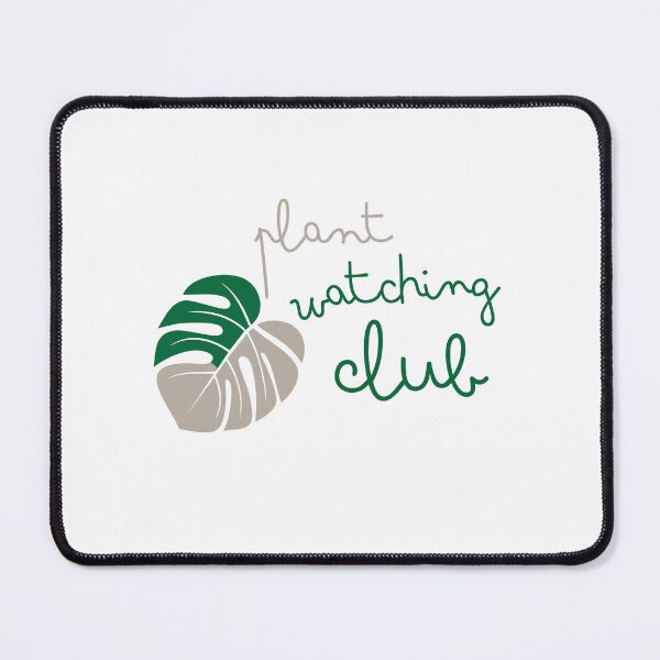 Item preview, plant watching club with variegated monstera designed and sold by jazzydevil.