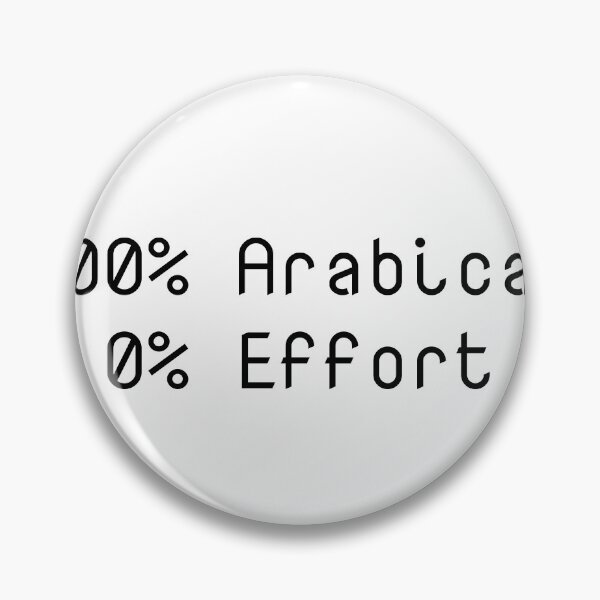 Item preview, 100% Arabica, 0% Effort designed and sold by Ninjacatoff.