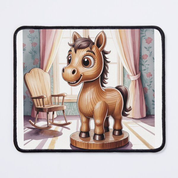 Item preview, Cute Wood Horse designed and sold by ArtQueen777.