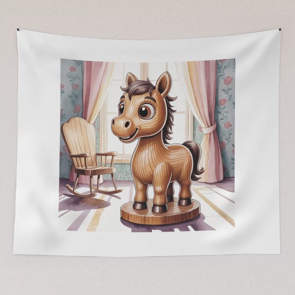 Item preview, Cute Wood Horse  designed and sold by ArtQueen777.