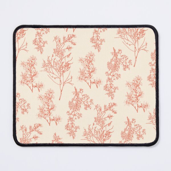 Item preview, Botanical Cottage Floral Pattern in Orange and Cream designed and sold by kierkegaard.