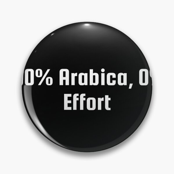 Item preview, 100% Arabica, 0% Effort designed and sold by Ninjacatoff.