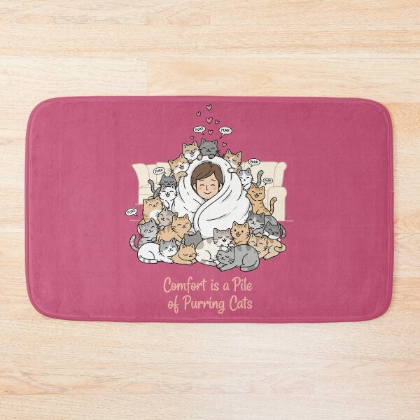 Item preview, Comfort is a Pile of Purring Cats designed and sold by Amir Faysal.