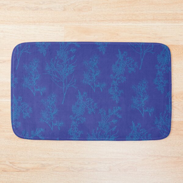 Item preview, Botanical Cottage Floral Pattern in Bold Blue Tones designed and sold by kierkegaard.