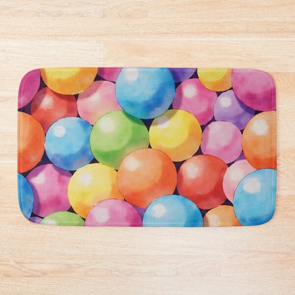 Item preview, Colorful Cartoon Gum Balls Seamless Pattern designed and sold by FunCartoonSpot.